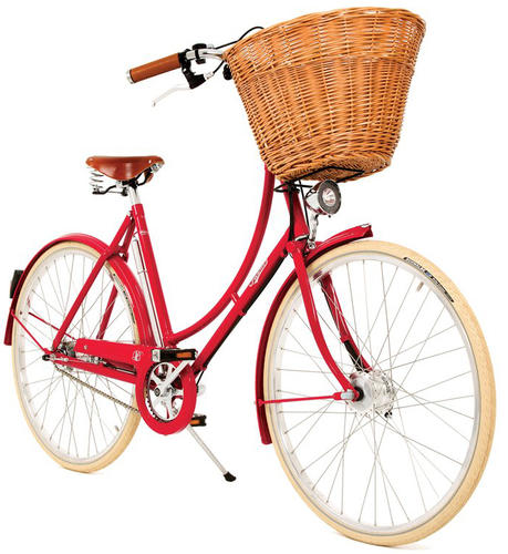 Mestský bicykel Pashley BRITANNIA (Royal Red, VEĽKOSŤ RÁMU: 44 cm; Počet prevodov: 5)