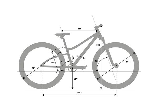 Geometrie kola Rascal Wild 24" 